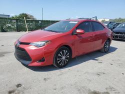 Salvage cars for sale from Copart Orlando, FL: 2017 Toyota Corolla L