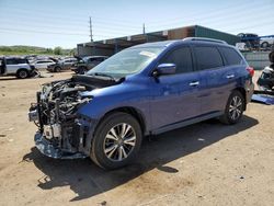 Salvage cars for sale at Colorado Springs, CO auction: 2017 Nissan Pathfinder S