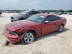 Salvage cars for sale at San Antonio, TX auction: 2007 Ford Mustang GT