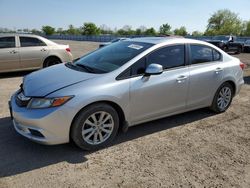 Salvage cars for sale from Copart London, ON: 2012 Honda Civic EXL