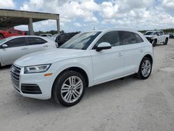 Salvage cars for sale at West Palm Beach, FL auction: 2019 Audi Q5 Premium Plus