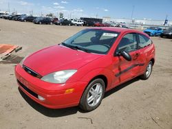 Ford Focus salvage cars for sale: 2004 Ford Focus ZX3