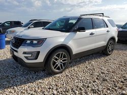 Flood-damaged cars for sale at auction: 2017 Ford Explorer Sport