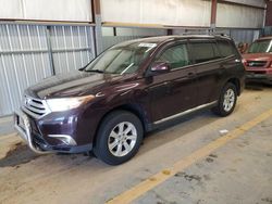 Salvage cars for sale from Copart Mocksville, NC: 2011 Toyota Highlander Base