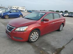 Salvage cars for sale at Grand Prairie, TX auction: 2013 Nissan Sentra S