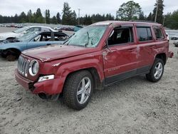 Vehiculos salvage en venta de Copart Graham, WA: 2017 Jeep Patriot Latitude