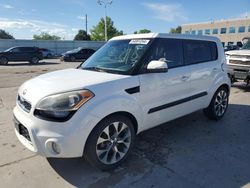 Salvage cars for sale at Littleton, CO auction: 2013 KIA Soul +