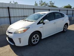Salvage cars for sale from Copart Fresno, CA: 2012 Toyota Prius