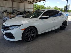 Salvage cars for sale from Copart Cartersville, GA: 2017 Honda Civic Sport Touring