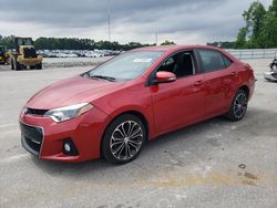 Salvage cars for sale at Dunn, NC auction: 2016 Toyota Corolla L