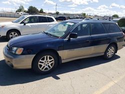 Salvage cars for sale from Copart Nampa, ID: 2002 Subaru Legacy Outback