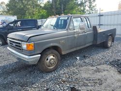 Salvage cars for sale at Byron, GA auction: 1990 Ford F350