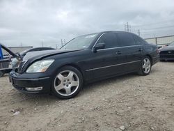 Salvage cars for sale from Copart Haslet, TX: 2005 Lexus LS 430