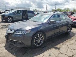 Salvage cars for sale from Copart Chicago Heights, IL: 2015 Acura TLX Tech