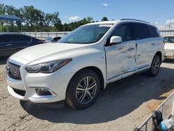 Salvage cars for sale at Spartanburg, SC auction: 2017 Infiniti QX60