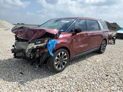 Salvage cars for sale at New Braunfels, TX auction: 2024 KIA Carnival EX