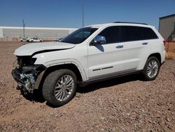 SUV salvage a la venta en subasta: 2017 Jeep Grand Cherokee Summit