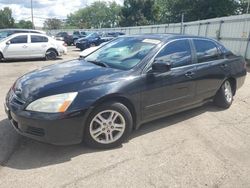 Salvage cars for sale at Moraine, OH auction: 2007 Honda Accord EX