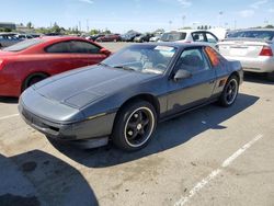 Salvage cars for sale at Vallejo, CA auction: 1988 Pontiac Fiero
