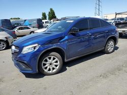 Salvage cars for sale at Hayward, CA auction: 2017 Mercedes-Benz GLE Coupe 63 AMG-S