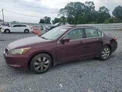 Salvage cars for sale at Gastonia, NC auction: 2009 Honda Accord EX