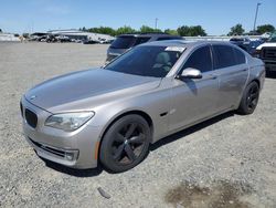 Salvage cars for sale at Sacramento, CA auction: 2013 BMW 750 I