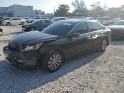 Salvage cars for sale at Opa Locka, FL auction: 2015 Honda Accord EX