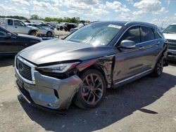 Salvage cars for sale at Cahokia Heights, IL auction: 2019 Infiniti QX50 Essential