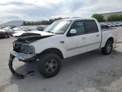 Salvage trucks for sale at Las Vegas, NV auction: 2003 Ford F150 Supercrew