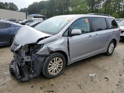 Salvage cars for sale at Seaford, DE auction: 2012 Toyota Sienna XLE