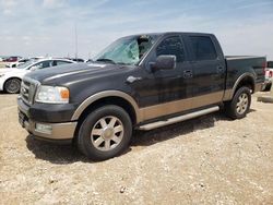 Salvage cars for sale at Amarillo, TX auction: 2005 Ford F150 Supercrew