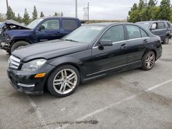 Mercedes-Benz c-Class salvage cars for sale: 2012 Mercedes-Benz C 300 4matic