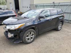 Toyota Highlander salvage cars for sale: 2014 Toyota Highlander LE