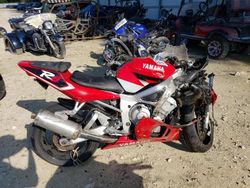 Salvage motorcycles for sale at Ocala, FL auction: 2001 Yamaha YZFR6 L