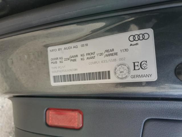2018 Audi A5 Prestige S-Line
