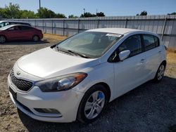 Salvage cars for sale from Copart Sacramento, CA: 2016 KIA Forte LX