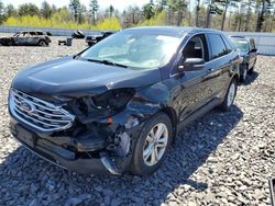 Salvage cars for sale at Windham, ME auction: 2019 Ford Edge SEL