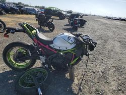 Salvage motorcycles for sale at Sacramento, CA auction: 2021 Kawasaki ER650 K