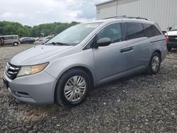 Salvage cars for sale at Windsor, NJ auction: 2016 Honda Odyssey LX
