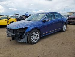 Salvage cars for sale from Copart Brighton, CO: 2016 Volkswagen Passat SE