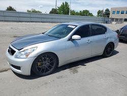 Salvage cars for sale at Littleton, CO auction: 2007 Infiniti G35