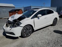 Salvage cars for sale at Elmsdale, NS auction: 2013 Honda Civic LX