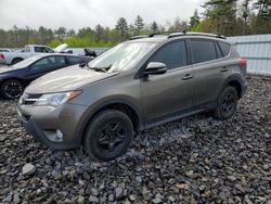 Salvage cars for sale at Windham, ME auction: 2014 Toyota Rav4 XLE