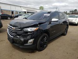 Salvage cars for sale at New Britain, CT auction: 2018 Chevrolet Equinox Premier