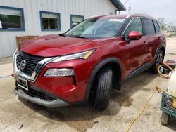 Salvage cars for sale at Pekin, IL auction: 2021 Nissan Rogue SV