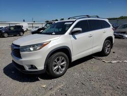 Salvage cars for sale at Earlington, KY auction: 2015 Toyota Highlander XLE