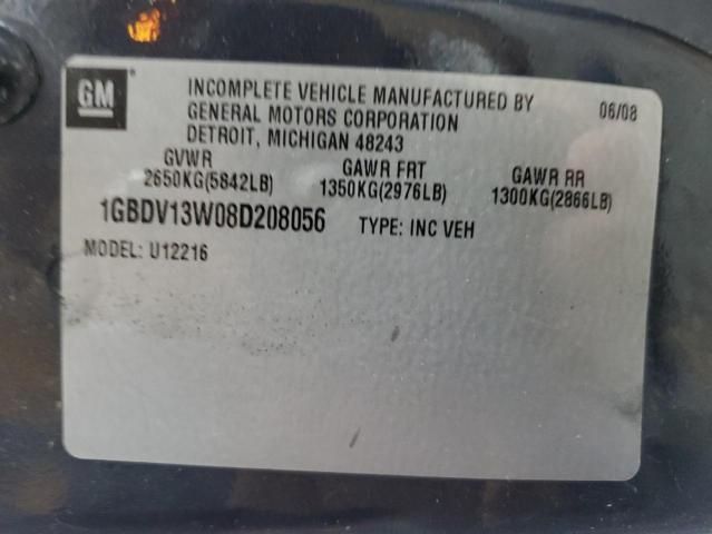 2008 Chevrolet Uplander Incomplete