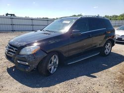 Salvage cars for sale at Fredericksburg, VA auction: 2014 Mercedes-Benz ML 350 4matic