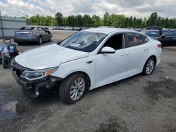 Salvage cars for sale at Lumberton, NC auction: 2017 KIA Optima LX