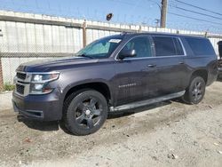 Salvage cars for sale from Copart Los Angeles, CA: 2015 Chevrolet Suburban C1500 LT